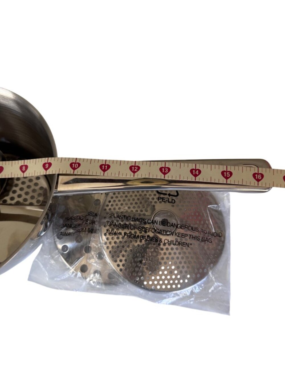 Stainless Steel Food Mill 3 Interchangeable Discs For Sauces Purees Baby Food - Picture 8 of 8
